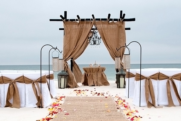 All-Inclusive Beach Wedding Packages for Orange Beach, AL Alabama Beach Wedding Packages Burlap and Iron 1 Big Day Weddings