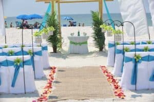 By Color Alabama Beach Wedding and Reception Planner Big Day Wedding Ocean Blue and Lime 13 Big Day Weddings