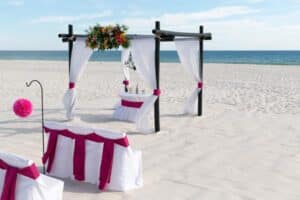 By Color Alabama Beach Wedding and Reception Planner Big Day Weddings Magenta 4 Big Day Weddings