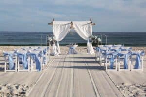 By Color Alabama Beach Wedding and Reception Planner Big Day Weddings Princess Package Light Blue 1 Big Day Weddings