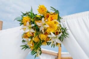 Decor Alabama Beach Wedding and Reception Planner Big Day Weddings Yellow Arbor Flowers 1 Big Day Weddings