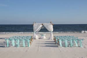 By Color Alabama Beach Wedding and Reception Planner Princess Mint Starfish 1 Big Day Weddings